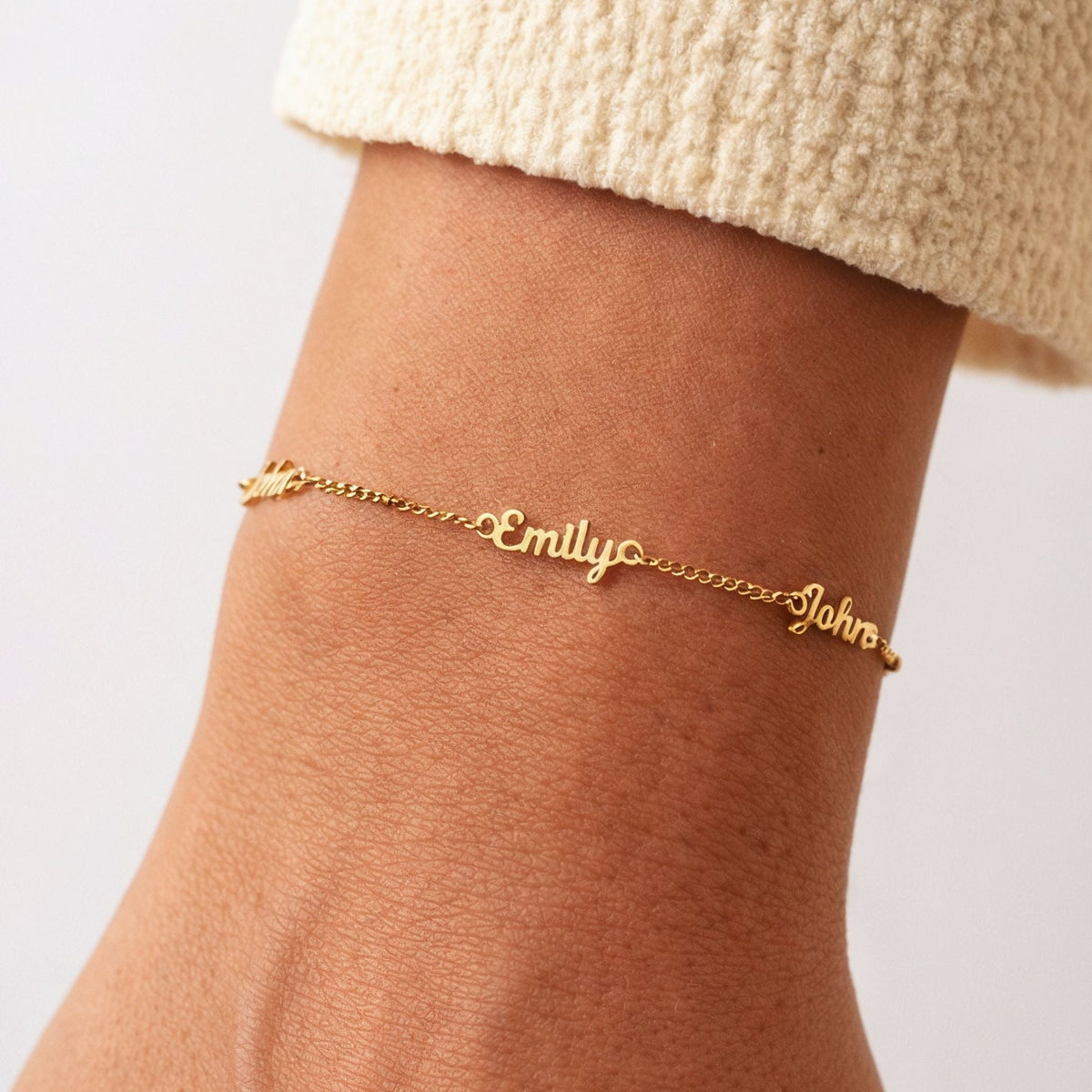 Pulsera con nombre