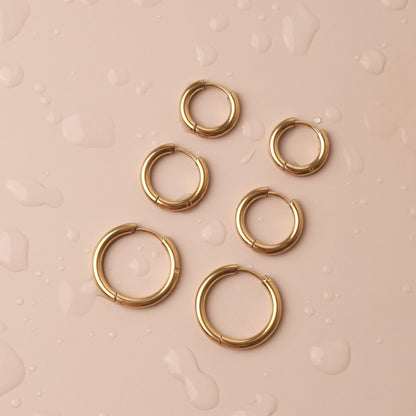 Triple Hoop Earrings Bundle