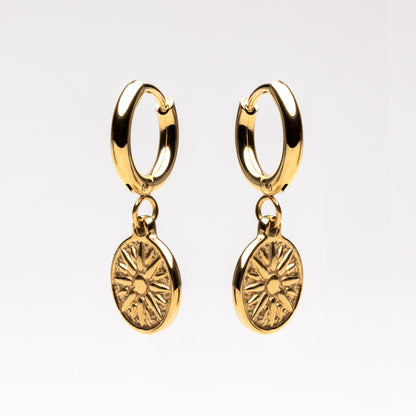 Golden Sun Earrings