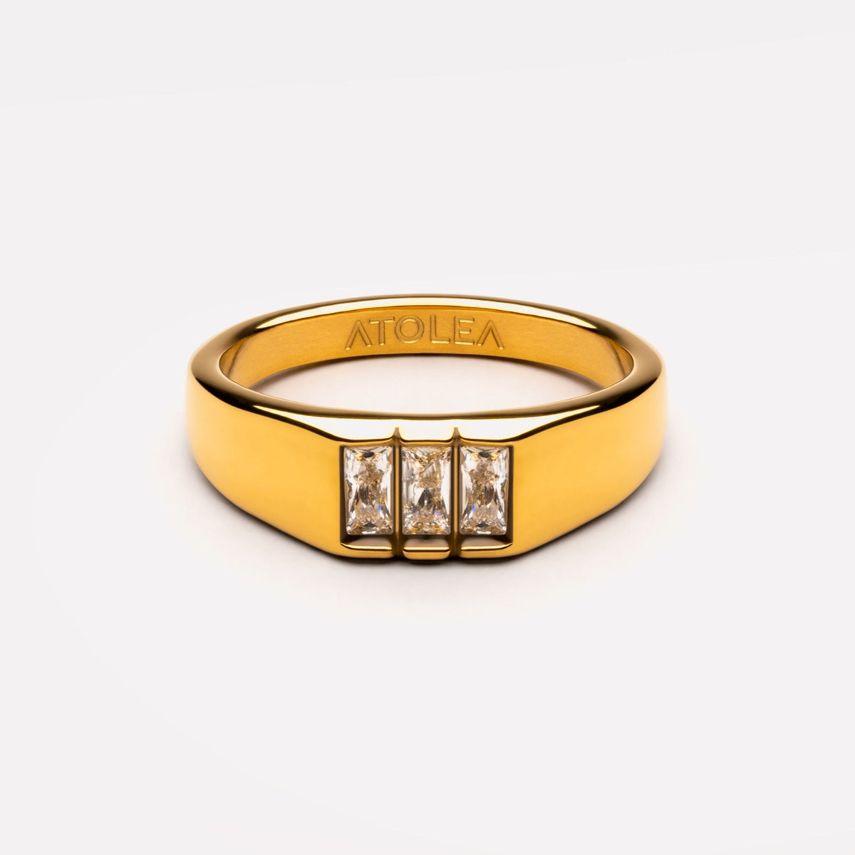 Baguette Signet Ring
