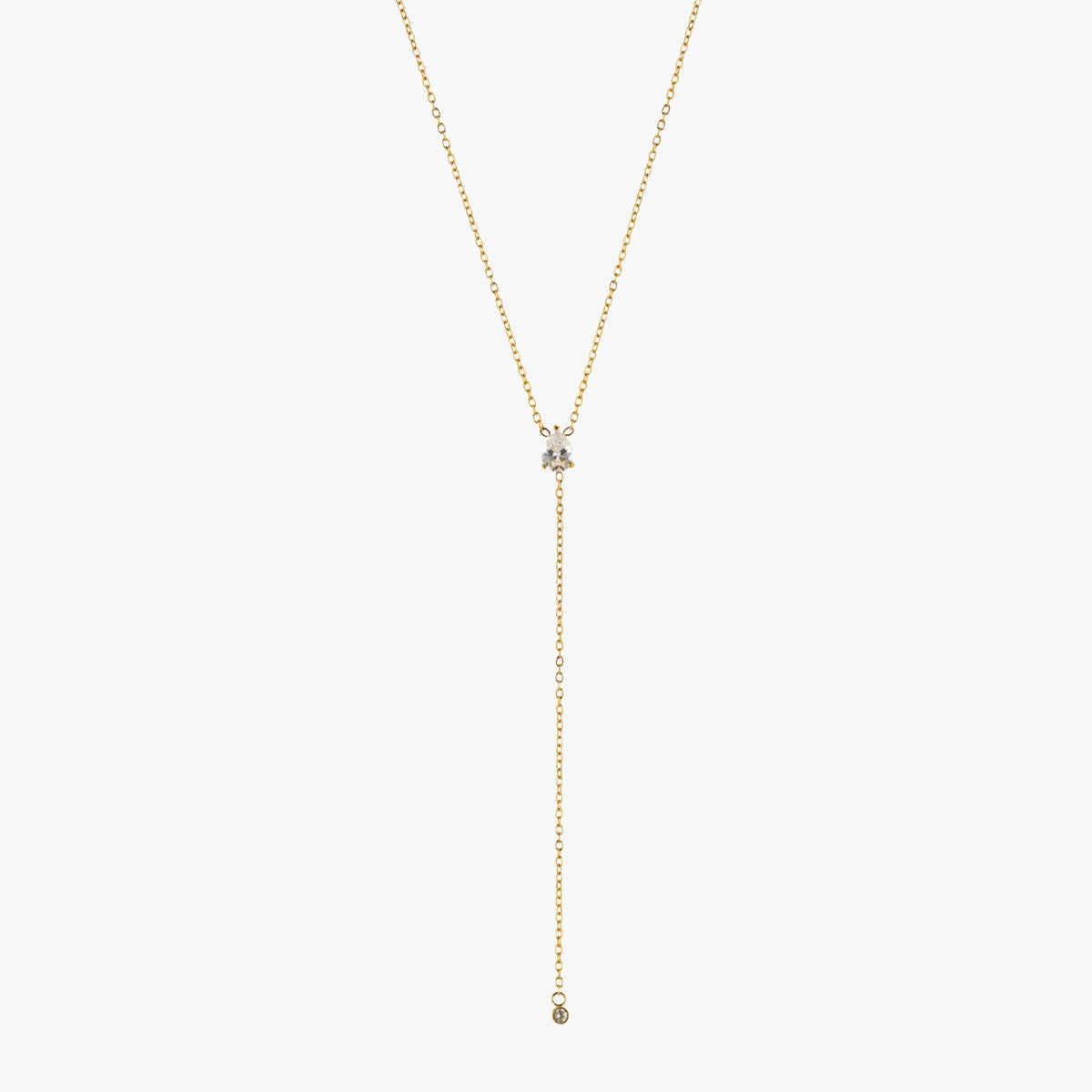 Collar de estilo lariat